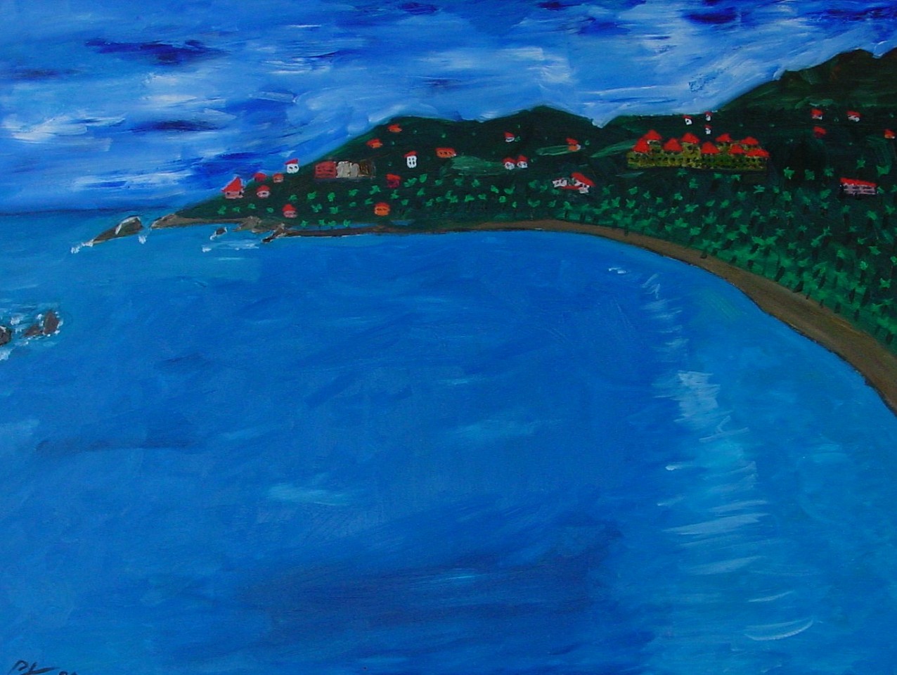 Diego Jacobson, Palmas, 2000
Oil on Canvas, 30 x 40 in. (76.2 x 101.6 cm)
0068