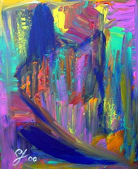 Paintings 2000: Rainforest blues, 2000