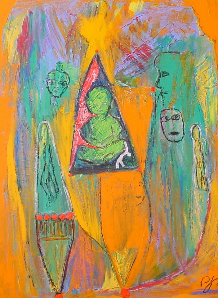 Diego Jacobson, Soul Trancendance, 2000
Acrylic on Canvas, 36 x 48 in. (91.4 x 121.9 cm)
0088