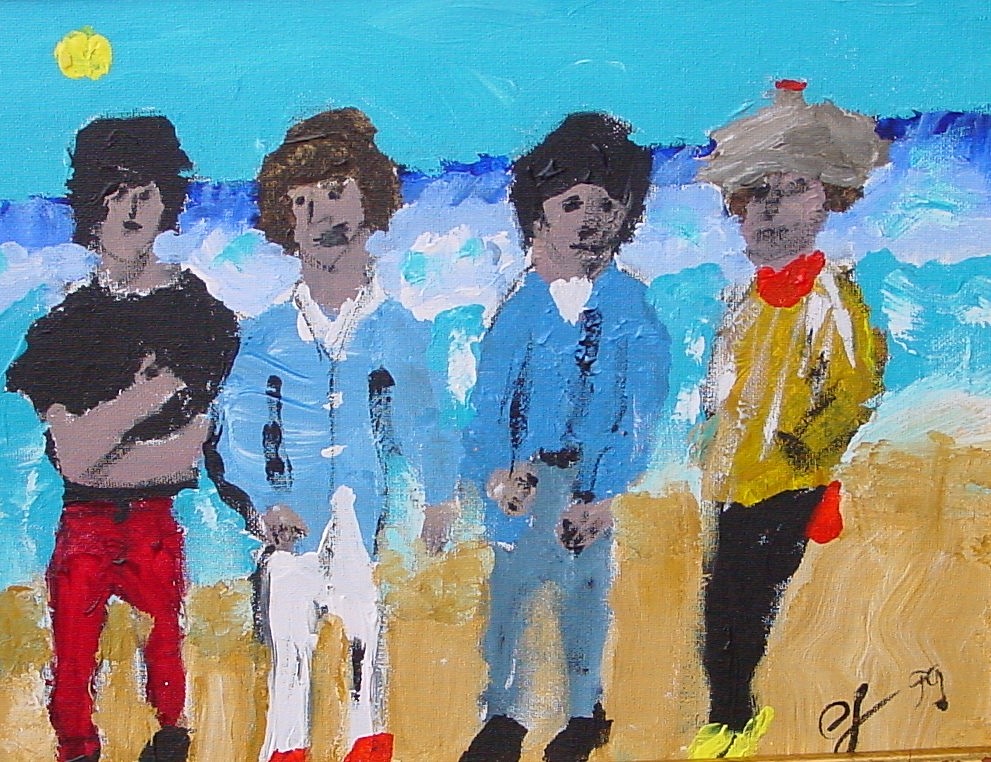 Diego Jacobson, Fab Four In Paradise, 1999
Acrylic on Canvas, 10 x 12 in. (25.4 x 30.5 cm)
0014