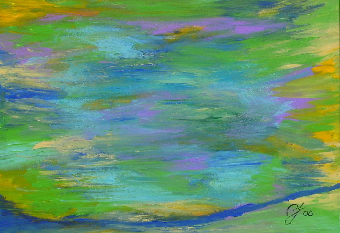 Diego Jacobson, Liquid Sky, 2000
Acrylic on Canvas, 30 x 40 in. (76.2 x 101.6 cm)
0033