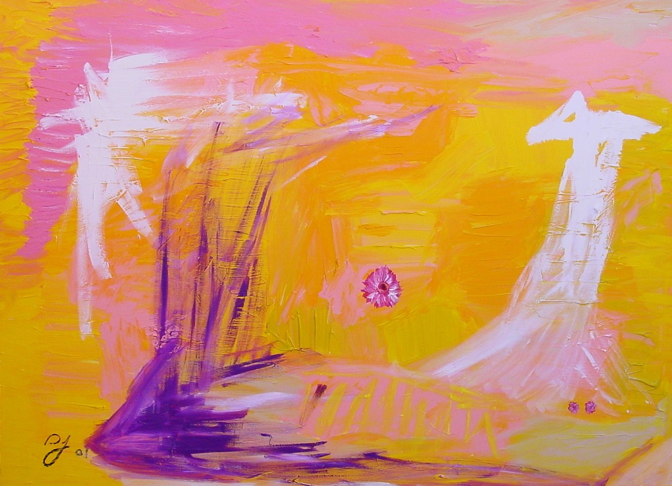 Diego Jacobson, Desert Love, 2001
Acrylic on Canvas, 36 x 48 in. (91.4 x 121.9 cm)
0128
