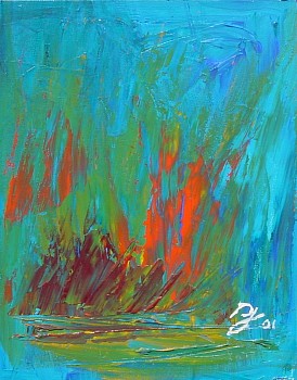 Paintings 2001: Hong  kong daybreak, 2001