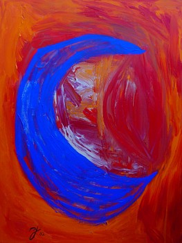 Paintings 2002: C moon, 2002