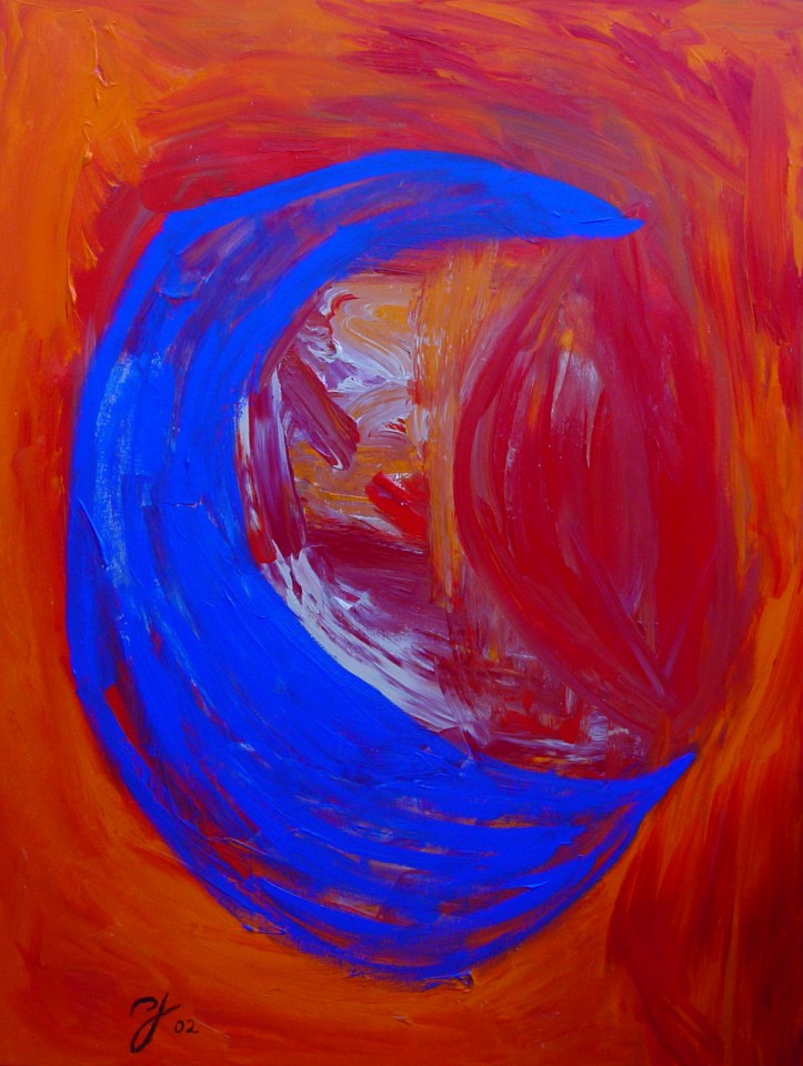 Diego Jacobson, C moon, 2002
Acrylic on Canvas, 36 x 48 in. (91.4 x 121.9 cm)
0416