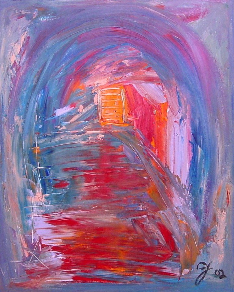 Diego Jacobson, Passage into Spirit, 2002
Acrylic on Canvas, 25 x 30 in. (63.5 x 76.2 cm)
0299