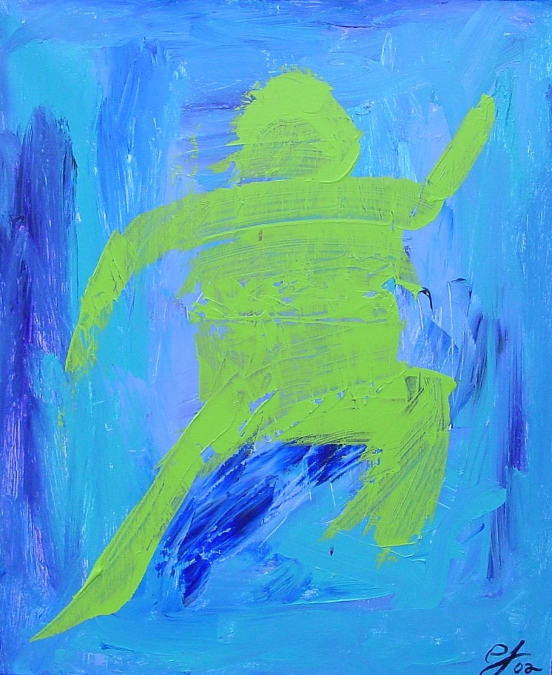 Diego Jacobson, Stepping Out, 2002
Acrylic on Canvas, 25 x 30 in. (63.5 x 76.2 cm)
0006