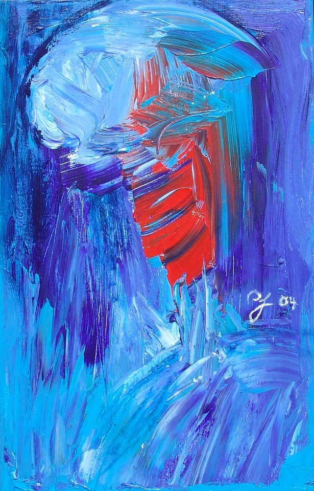 Diego Jacobson, Electric blue man, 2004
Acrylic on Canvas, 14 x 22 in. (35.6 x 55.9 cm)
0533