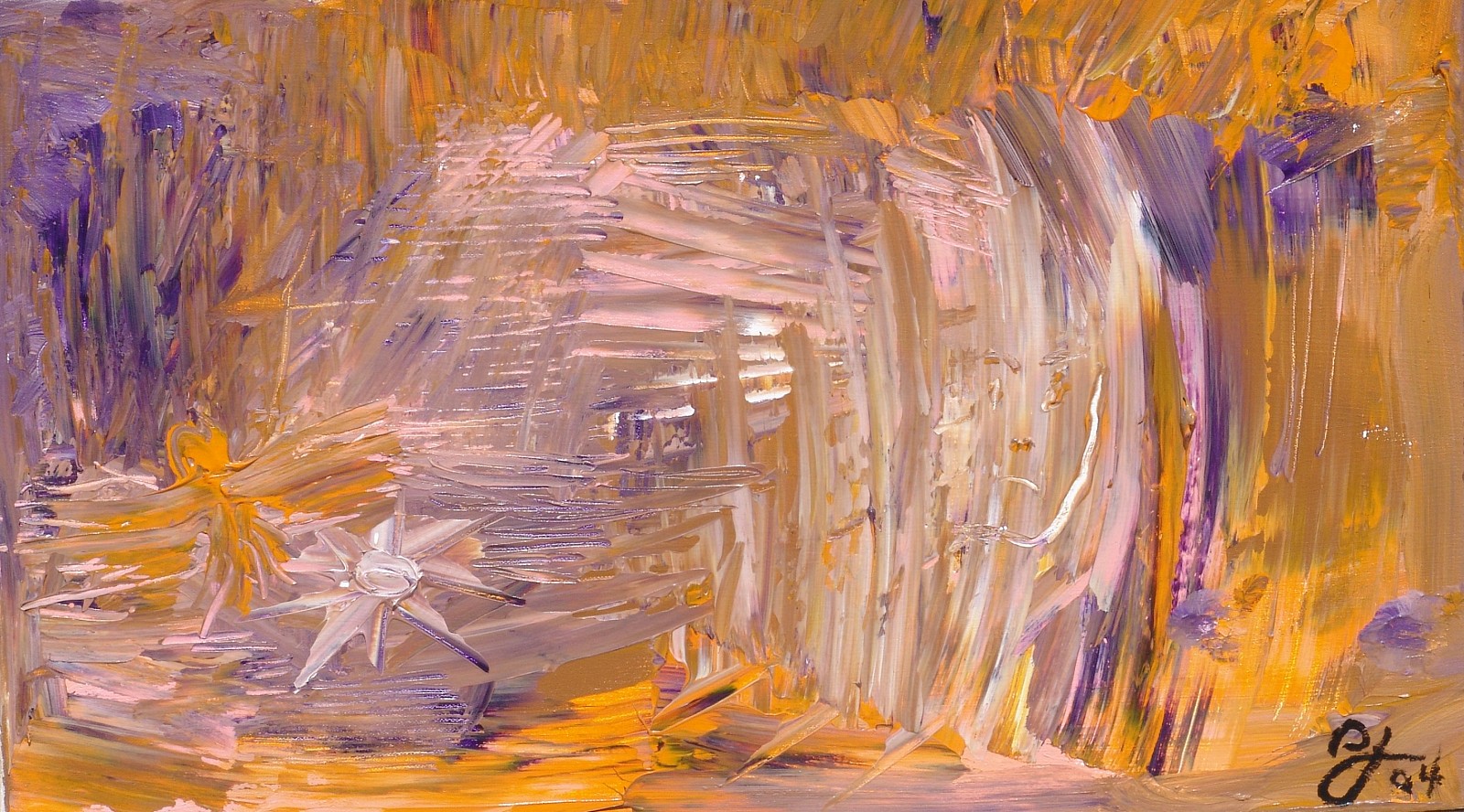 Diego Jacobson, Harmonies of spirit, 2004
Acrylic on Canvas, 14 x 22 in. (35.6 x 55.9 cm)
0648