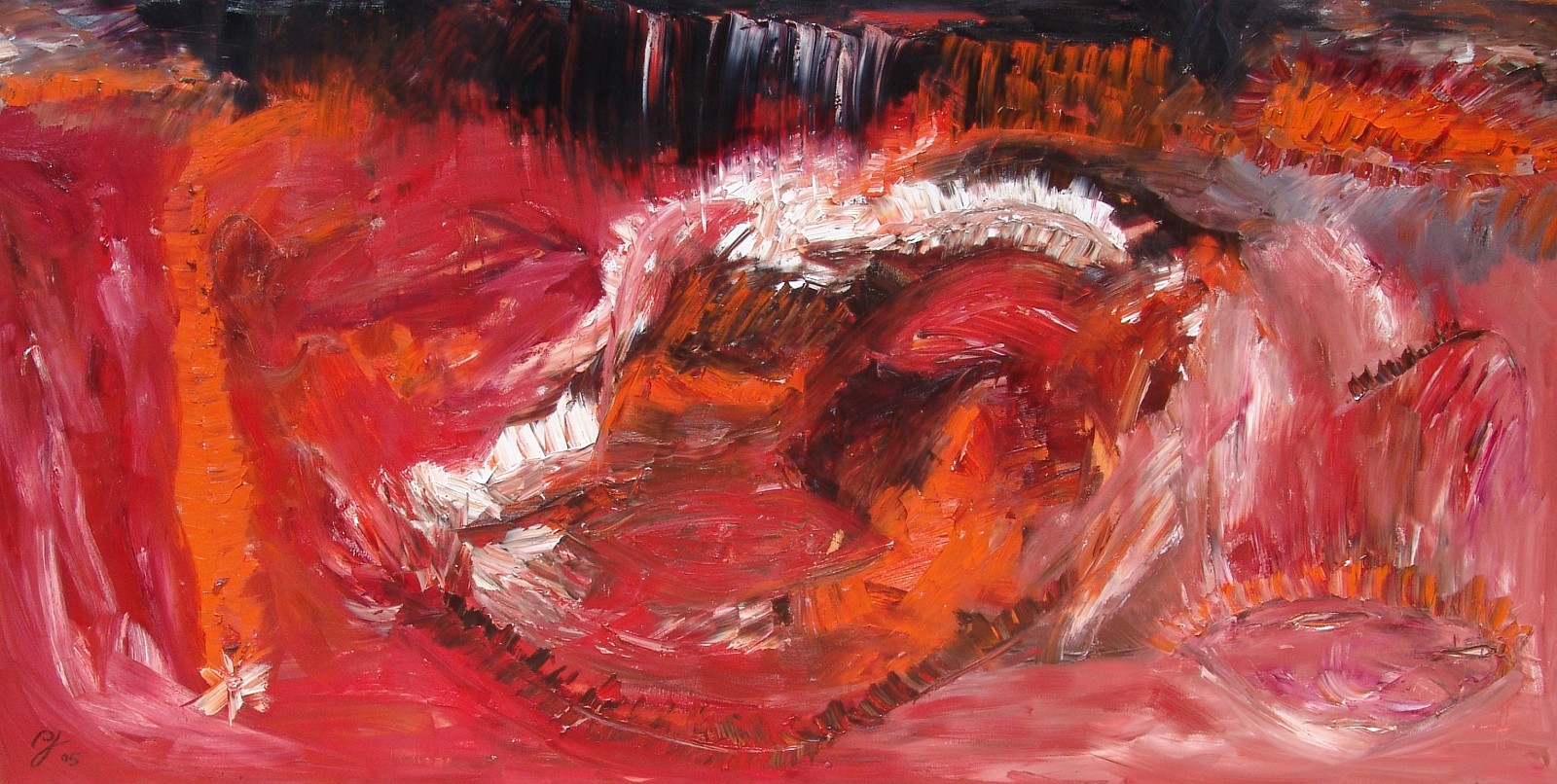 Diego Jacobson, Face off, 2005
Oil on Canvas, 120 x 60 in. (304.8 x 152.4 cm)
0694