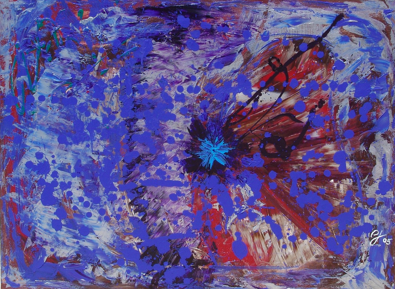 Diego Jacobson, Chaos and creation, 2005
Acrylic on Canvas, 48 x 36 in. (121.9 x 91.4 cm)
0511