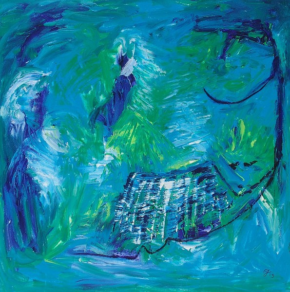 Diego Jacobson, Spiritual Protection, 2009
Acrylic on Canvas, 60 x 60 in. (152.4 x 152.4 cm)
1111