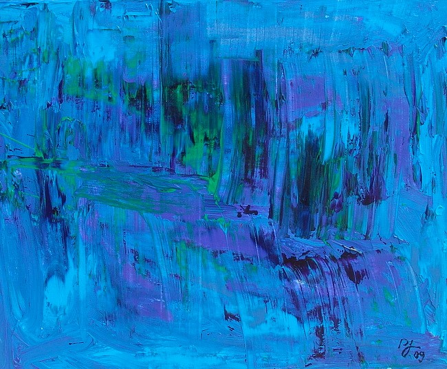 Diego Jacobson, Waterfalls, 2009
Acrylic on Canvas, 25 x 30 in. (63.5 x 76.2 cm)
1186