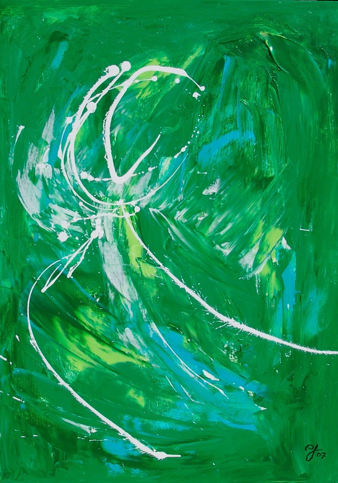 Diego Jacobson, Dancing in the light of God, 2007
Acrylic on Canvas, 30 x 40 in. (76.2 x 101.6 cm)
0962