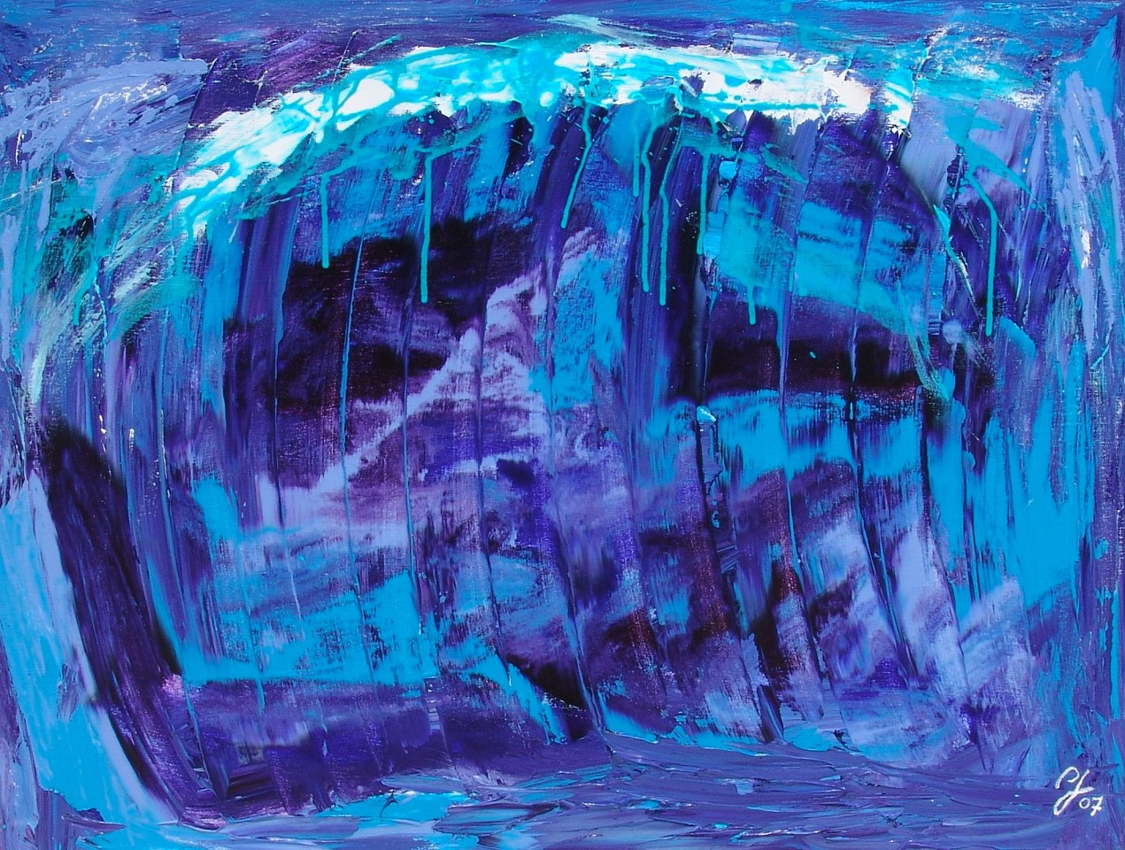 Diego Jacobson, Brain freeze, 2007
Acrylic on Canvas, 30 x 40 in. (76.2 x 101.6 cm)
0961