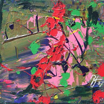 Paintings 2007: Japanese meadow blossom, 2007